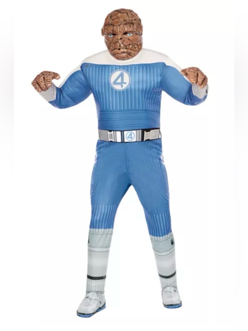 New!  Spirit Halloween Fantastic Four Adult The Thing Costume